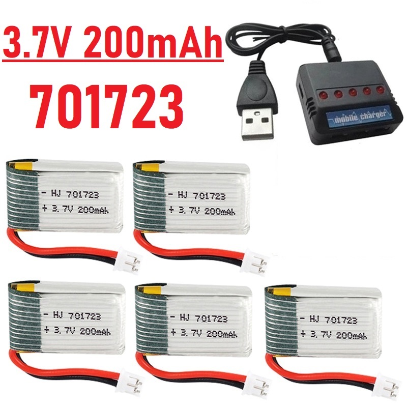 Rc Helicopter Charger - Nâng Cấp 3.7V 200MAh Pin Sạc