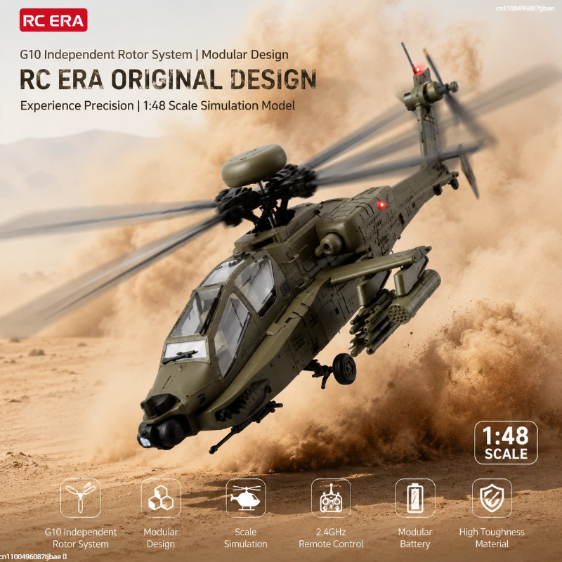 RC Era AH‑64D Apache C170 6CH  - đánh giá và giá Rc Helicopter Single Rotor