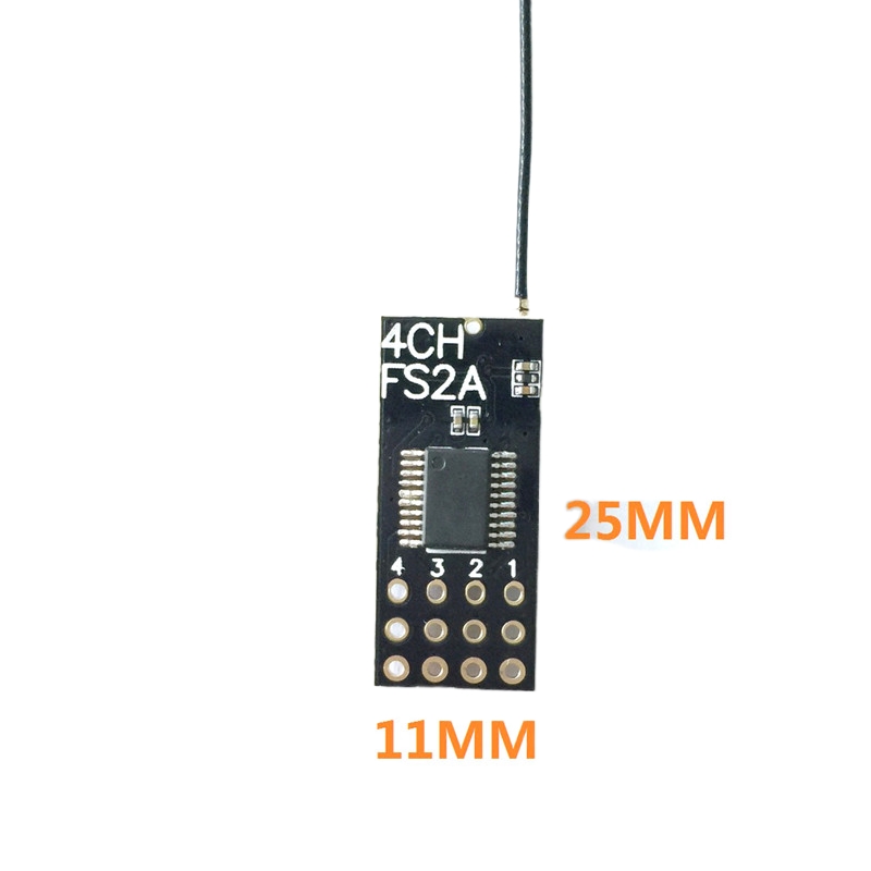 Flysky FS2A Mini Receiver 4CH  - đánh giá và giá Rc Helicopter Battery
