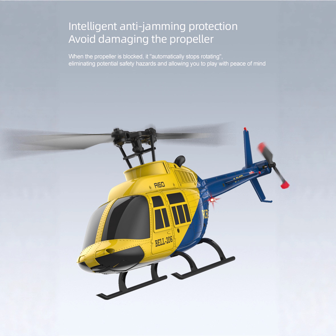 A60 1/42 Scale Bell 206 RC Hel - đánh giá và giá Rc Helicopter Single Rotor